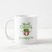 Merry Christmas Coffee Mok Gepersonaliseerd cadeau (Links)