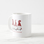 Merry Christmas Coffee Mok Gepersonaliseerd cadeau (Voorkant links)