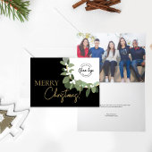 Merry Christmas Company Logo Custom Team foto Feestdagen Kaart