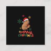 MERRY CHRISTMAS CONTACTKAARTJE (Achterkant)