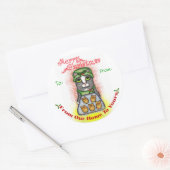 Merry Christmas Cookie Baker Kat Stickers (Envelop)