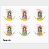 Merry Christmas Cookie Baker Kat Stickers (Vel)