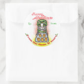 Merry Christmas Cookie Baker Kat Stickers (Tas)