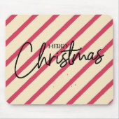 Merry Christmas Cool kalligrafie letters Snoep Muismat (Voorkant)