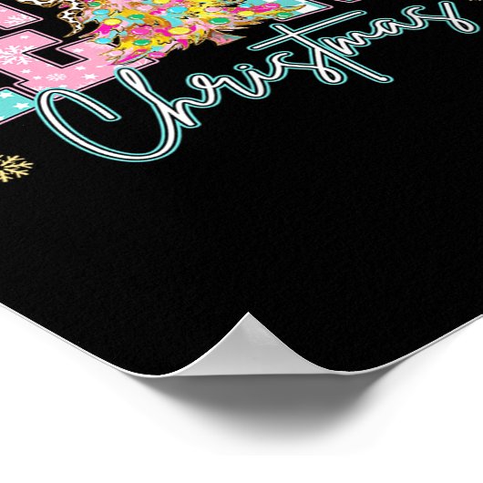 Merry Christmas Coquette, Retro Nk Christmas Men W Poster (Hoek)