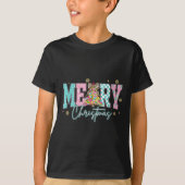 Merry Christmas Coquette, Retro Nk Christmas Men W T-shirt (Voorkant)