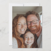 Merry Christmas Cream Toile Holiday Design Feestdagenkaart (Achterkant)