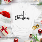 Merry Christmas Cross Faith Shirt