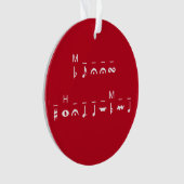 Merry Christmas-cryptogram Ornament (voorkant)