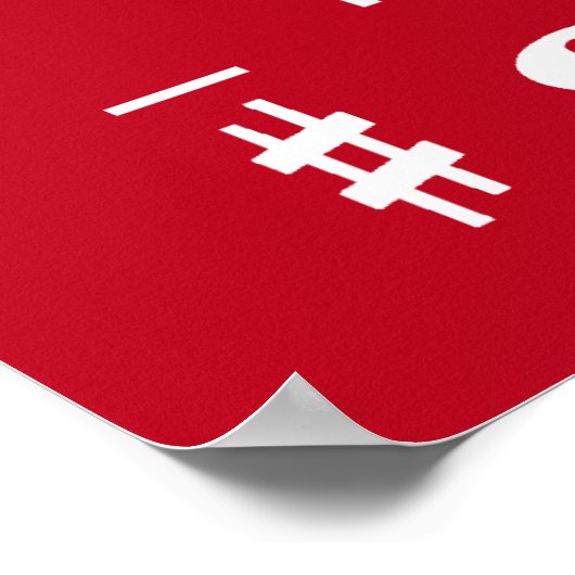 Merry Christmas-cryptogram Poster (Hoek)