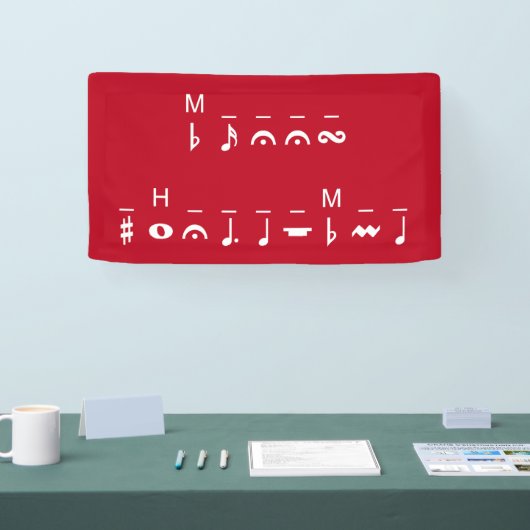 Merry Christmas-cryptogram Spandoek (Beurs)