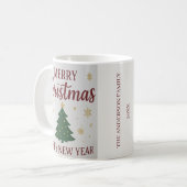 Merry Christmas Cup – Cozy Holiday Gift Koffiemok (Voorkant links)