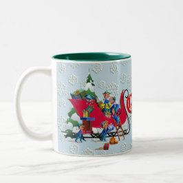 MERRY CHRISTMAS CUP. DOOR SHARON SHARPE TWEEKLEURIGE KOFFIEMOK
