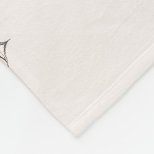 Merry Christmas,  Currier & Ives (reprod) Fleece Deken (Hoek)