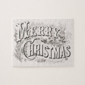 Merry Christmas, Currier & Ives (reprod) Legpuzzel (Horizontaal)