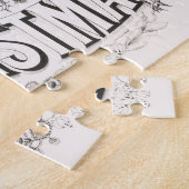 Merry Christmas,  Currier & Ives (reprod) Legpuzzel (Zijkant)