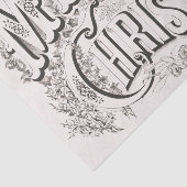 Merry Christmas,  Currier & Ives (reprod) Tissuepapier (Detail)