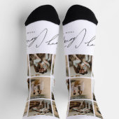 Merry Christmas Custom Duurzame Premium Crew Sokken (Top)