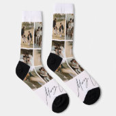 Merry Christmas Custom Duurzame Premium Crew Sokken (Rechts)