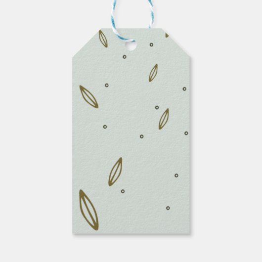 Merry Christmas Custom Gift Label Cadeaulabel (Achterkant)