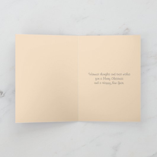 Merry Christmas  Custom Wenskaart Feestdagen Kaart (Binnen)