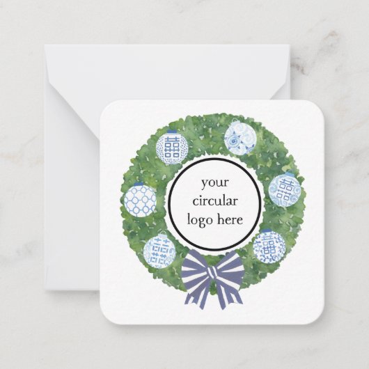 Merry Christmas Customer Appreciation Coupon Code Notitiekaartje (Voorkant)