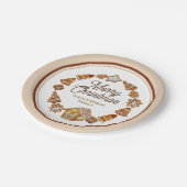 Merry Christmas Cute Gingerbread Cookies Custom Papieren Bordje (Gekanteld)