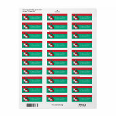 MERRY CHRISTMAS | Cute Holiday Gnomen Etiket (Full Sheet)