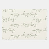 Merry Christmas dachshund puppies Inpakpapier Vel (Voorkant 3)
