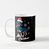 Merry Christmas Dachshund Santa Claus Xmas New Yea Koffiemok (Links)