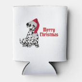 Merry Christmas Dalmatian Blikjeskoeler (Voorkant)