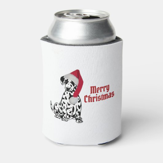 Merry Christmas Dalmatian Blikjeskoeler (Blikje Achterkant)