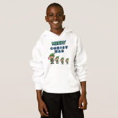 Merry Christmas Dancing Elves Hoodie (Voorkant volledig)