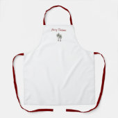 Merry Christmas Decor Tropical Palm Trees Schort (Voorkant)