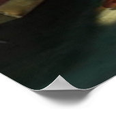 Merry Christmas Decorated Room in Moon Shape | Fes Poster (Hoek)