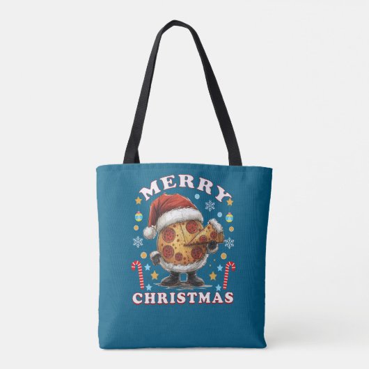 Merry Christmas Denim Jacket Tote Bag (Achterkant)