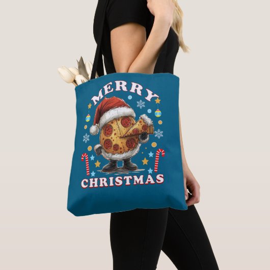 Merry Christmas Denim Jacket Tote Bag (Dichtbij)