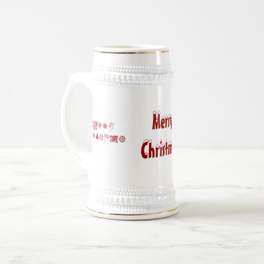 MERRY CHRISTMAS Design van Ché Dean Bierpul (Voorkant links)