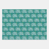 Merry Christmas Design Wrapping Paper Sheets (Voorkant)