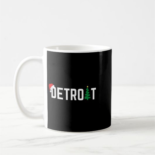 Merry Christmas Detroit Happy Holidays Michigan Sa Koffiemok (Links)