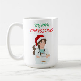 Merry Christmas Doctor Waardering Vakantie Ontwerp Koffiemok