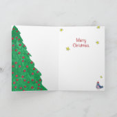 MERRY CHRISTMAS - Dog Feestdagen Kaart (Binnen)