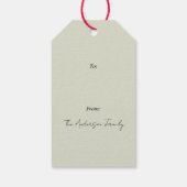 Merry Christmas Dog Gift Tags Cadeaulabel (Achterkant)