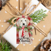 Merry Christmas Dog Gift Tags Cadeaulabel