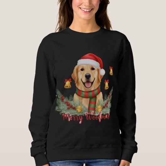 Merry Christmas Dog Sweatshirt  (Voorkant)