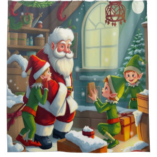 Merry Christmas  Douchegordijn