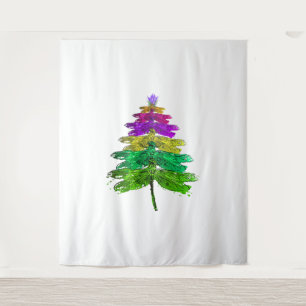 Merry Christmas Dragonfly Christmas Tree T-Shirt Wandkleed