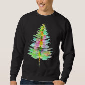 Merry Christmas Dragonfly Tree Insect Lover Shirt (Voorkant)