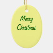 MERRY CHRISTMAS Dutch Girls HOLIDAY ORNAMENT (Achterkant)