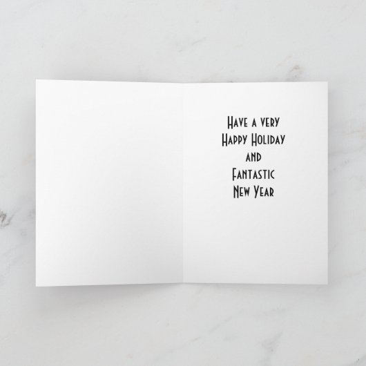 MERRY CHRISTMAS * EEN SPECIALE WERKGELEGENHEID * * FEESTDAGEN KAART (Binnen)